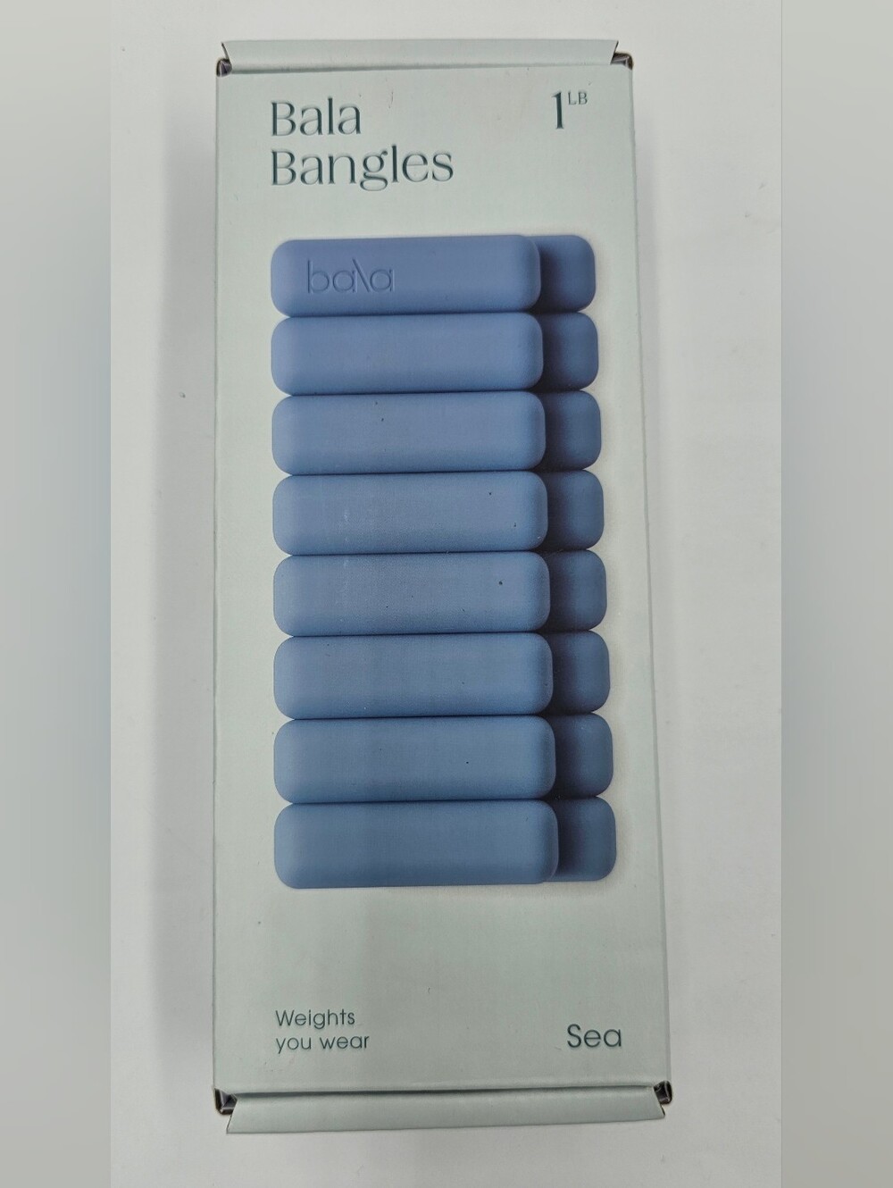 BALA Bangles SEA BLUE 2 X 1 Lb Each Wrist & Ankle Weights BRAND NEW SEALED